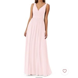 Azazie Kora Blushing Pink Bridesmaid Dress Size A14